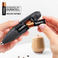 Kitchen Powerful Milk Frother Wand With 2 Duracell Batteries - Ultra Fast Handheld Drink Mixer - Electric Whisk Foam Maker for Coffee, Lattes, Cappuccino, Matcha, Hot Chocolate & Creamer - Black