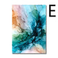 Color Cloud Canvas Poster Modern Abstract Wall Art Painting